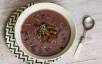 Lila Süßkartoffelsuppe mit Rosmarin Croutons von SevenCooks