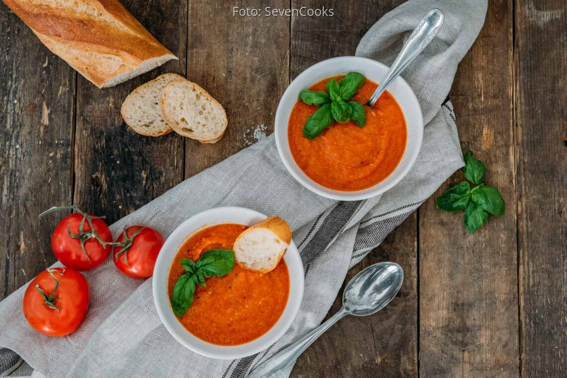 Geröstete Tomatensuppe