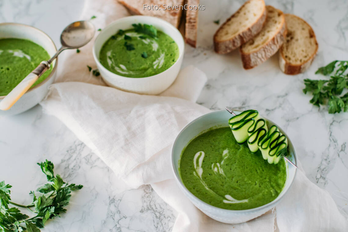 Kalte Gurkensuppe