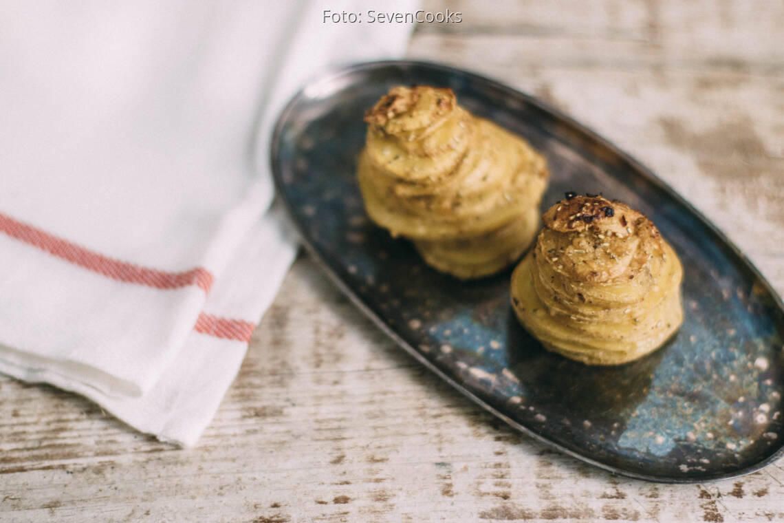 Kartoffelgratin-Türmchen