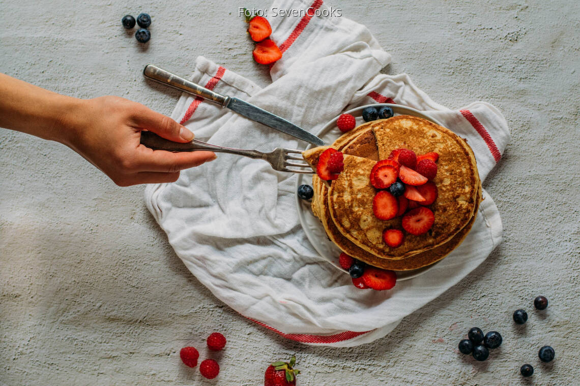Leinsamen Pancakes