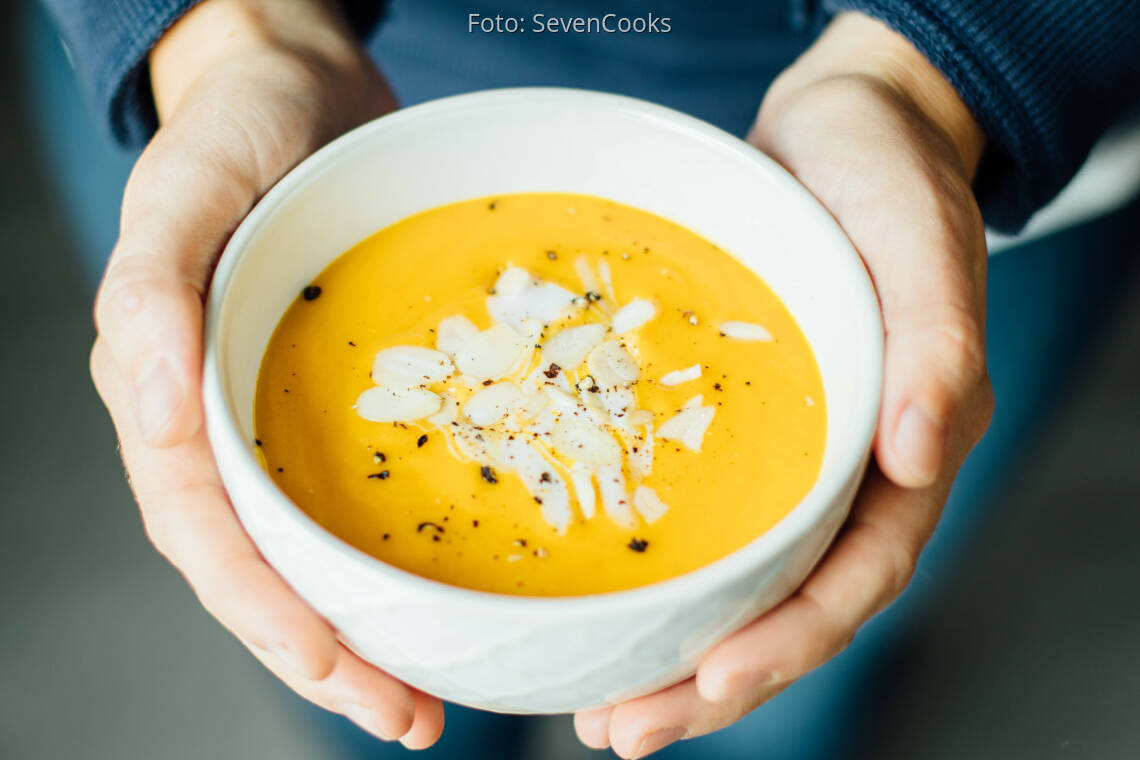 Kokos-Kürbissuppe
