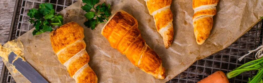 Vegetarisches Rezept Blätterteigkarotten 2