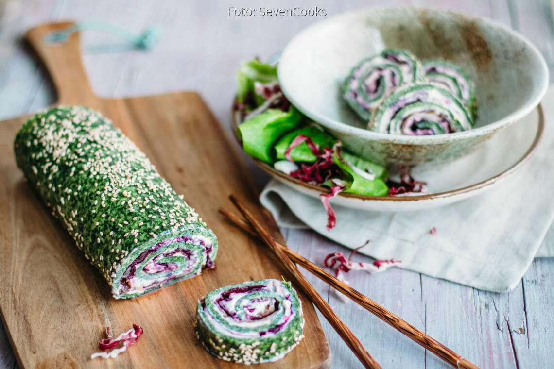 Spinat-Roulade